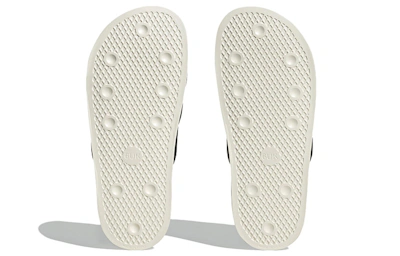 (Women) adidas Adilette Essential Slide 'Black Off White'