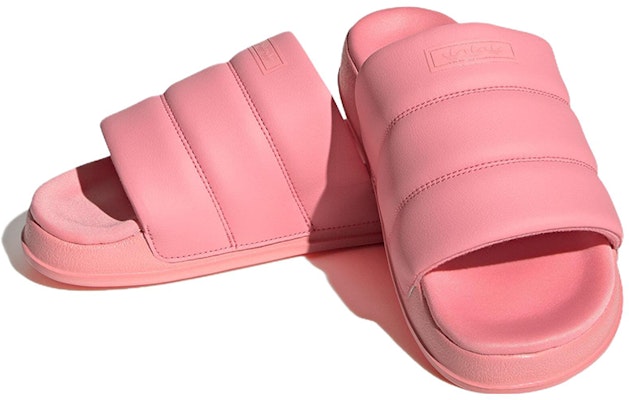 (Women) adidas Adilette Essential Slide 'Super Pop' HQ2055 Lookbook (Women) adidas Adilette Essential Slide 'Super Pop' HQ2055