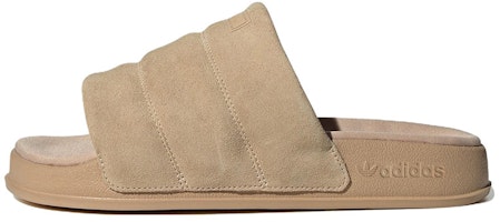(Women) adidas Adilette Essential Slides 'tan' IE9650 (Women) adidas Adilette Essential Slides 'tan' IE9650