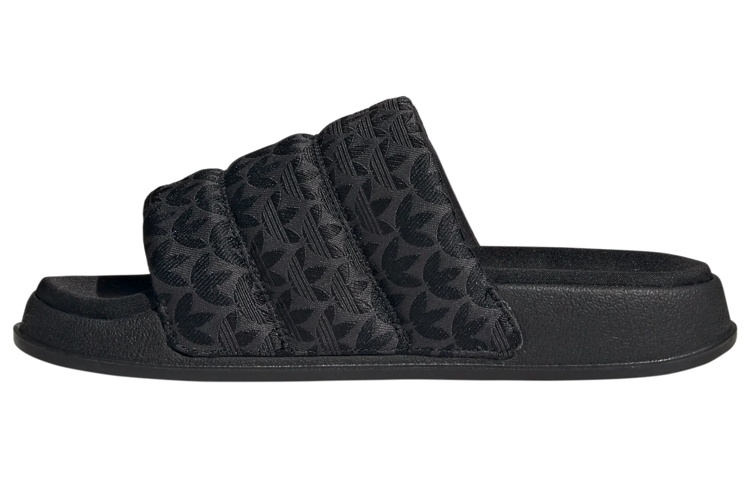 (Women) adidas Adilette Essential Slides 'Trefoil Monogram - Black' IG7149