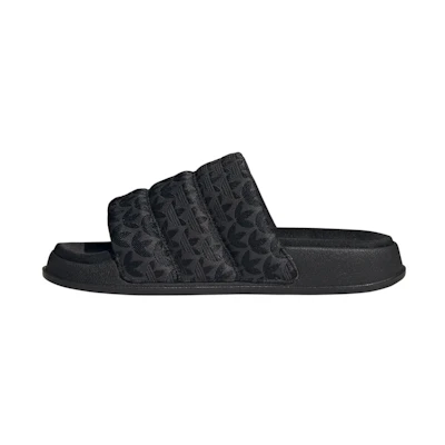 (W) adidas Adilette Essential Slides 'Trefoil Monogram - Black'
