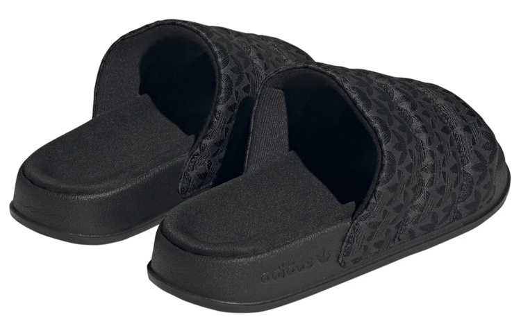 Lookbook (W) 아디다스 아딜렛 에센셜 슬라이드 "트레포일 모노그램 - 블랙" IG7149