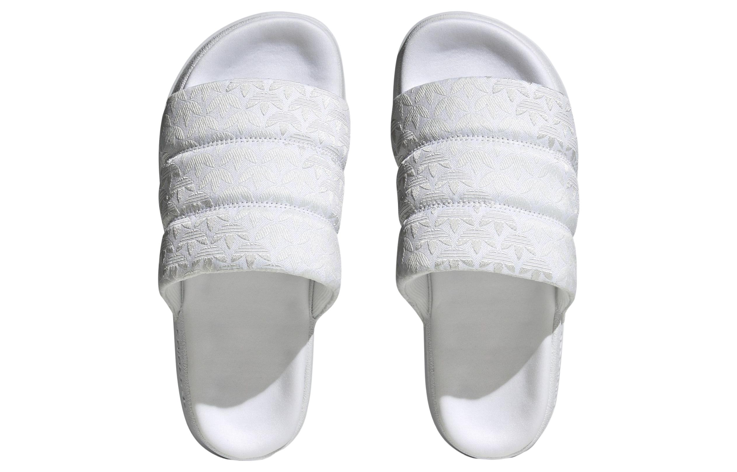 Purchase (W) adidas Adilette Essential Slides ''Monogramma Trefoil - Bianco'' HQ6070