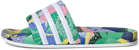 (W) アディレッタ フラワー スリッパ (赤/青/ピンク) FW2529 Buy (W) アディレッタ フラワー スリッパ (赤/青/ピンク) FW2529