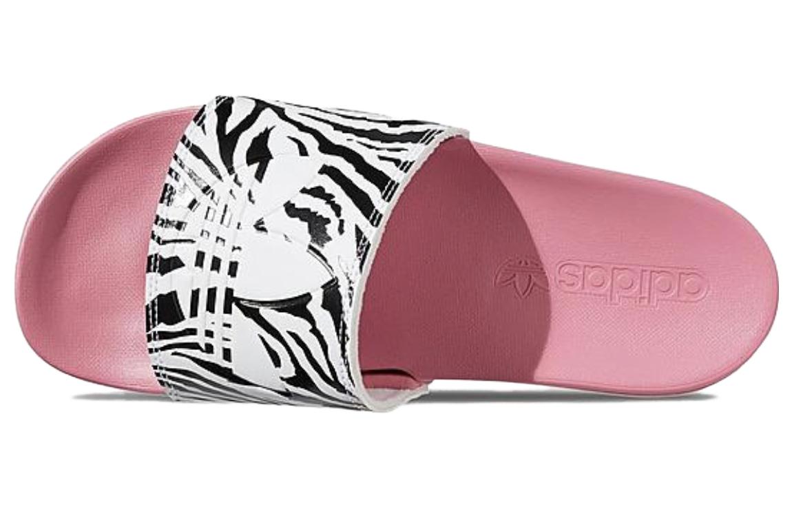 Shop adidas originals Adilette 舒適休閒 一字拖鞋 女款 粉紅色
