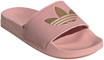 (W) adidas Adilette Lite Slide 'Wonder Mauve Matte Gold' 슬리퍼 GZ6198 Lookbook (W) adidas Adilette Lite Slide 'Wonder Mauve Matte Gold' 슬리퍼 GZ6198