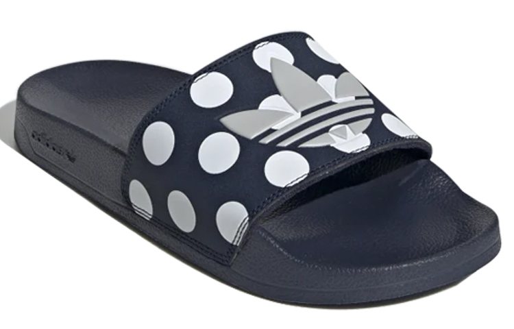 Order adidas originals Adilette Lite Slides 女款 深藍波點 拖鞋