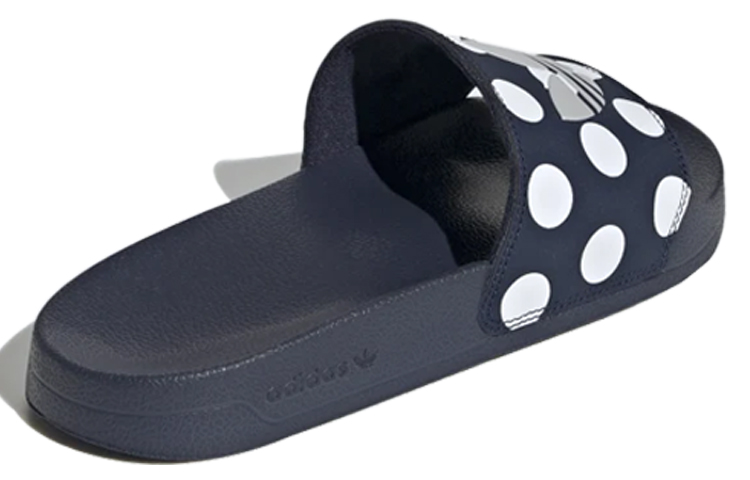 Lookbook adidas originals Adilette Lite Slides 女款 深藍波點 拖鞋