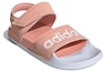 Lookbook (W) adidas Adilette Sandal Pink Putih 'Pink Biru' EE4109