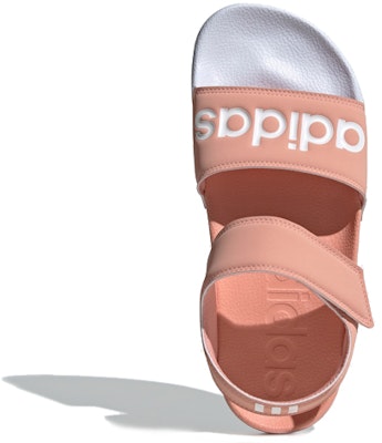 (Women) adidas Adilette Pink White Sandals 'Pink Blue' EE4109 Purchase (Women) adidas Adilette Pink White Sandals 'Pink Blue' EE4109