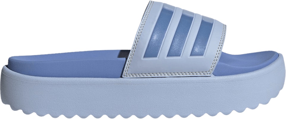(Women) adidas Adilette Platform Slide 'Blue Dawn' HQ6181 Buy (Women) adidas Adilette Platform Slide 'Blue Dawn' HQ6181