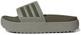(W) adidas Adilette Platform Slide 'Pebble Olive Strata' Lelaki/Wanita HQ6180