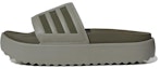 Buy (W) adidas Adilette Platform Slide 'Pebble Olive Strata' Lelaki/Wanita HQ6180