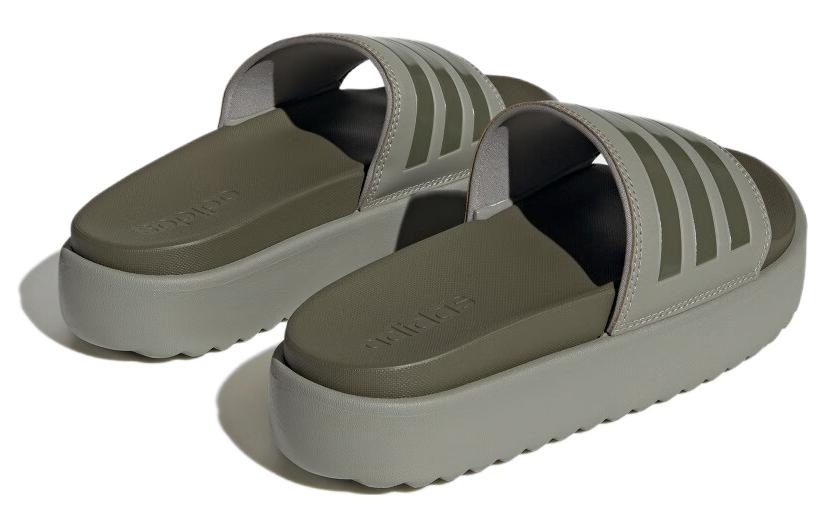 Lookbook (W) adidas Adilette Plataforma Sandalia 'Pebble Olive Strata' HQ6180