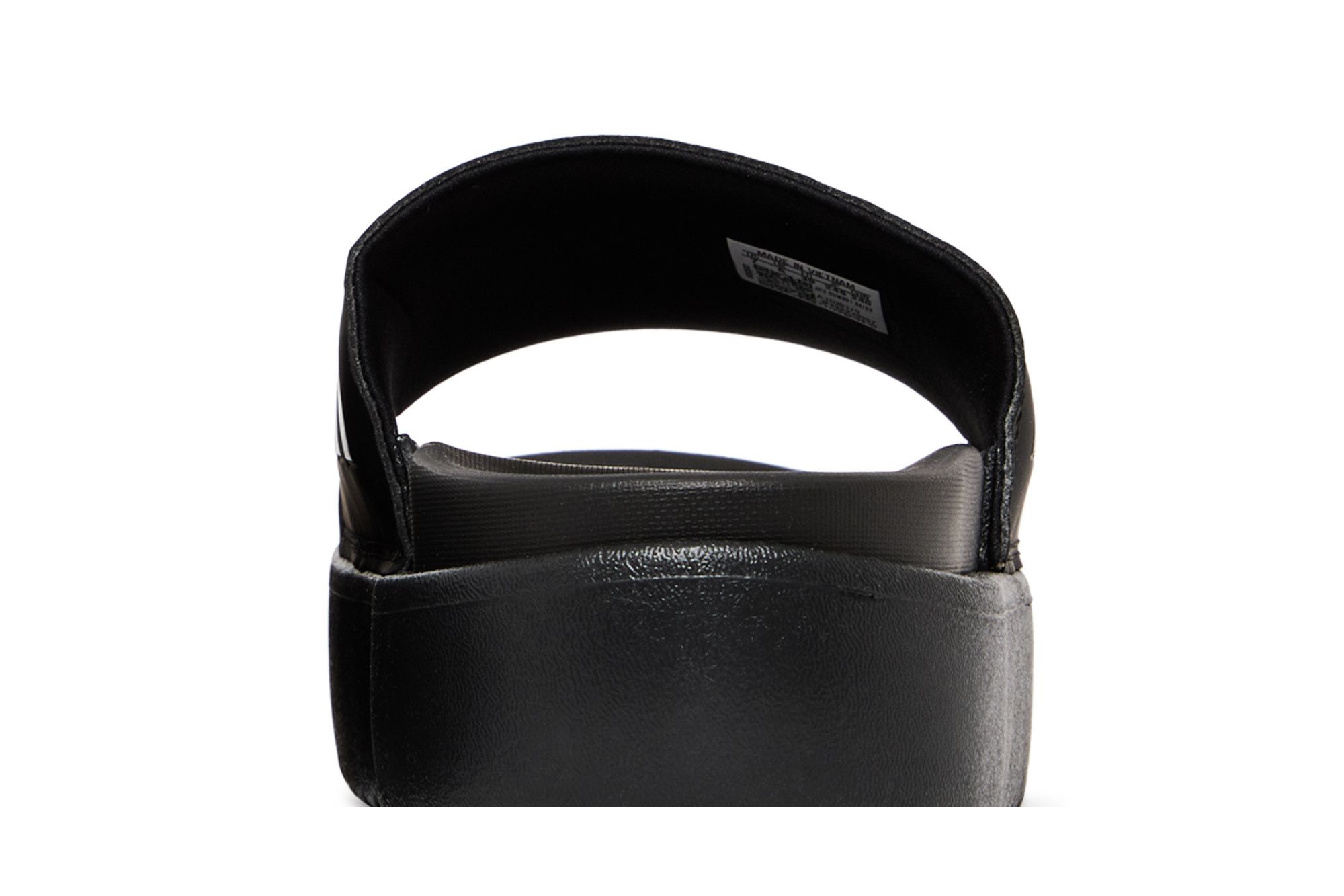 Cheap (W) adidas Adilette Plataforma 'Triple Black' Sandalias Negras HQ6179