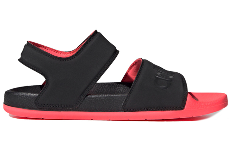 Order (W) adidas Adilette Slippers ''Zwart Signal Roze'' FW4300