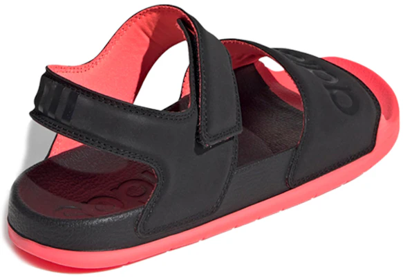 (W) adidas Adilette Slippers ''Zwart Signal Roze'' FW4300 Shop (W) adidas Adilette Slippers ''Zwart Signal Roze'' FW4300