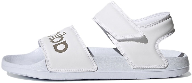 adidas-adilette-sandal-white-champagne-metallic-wmns