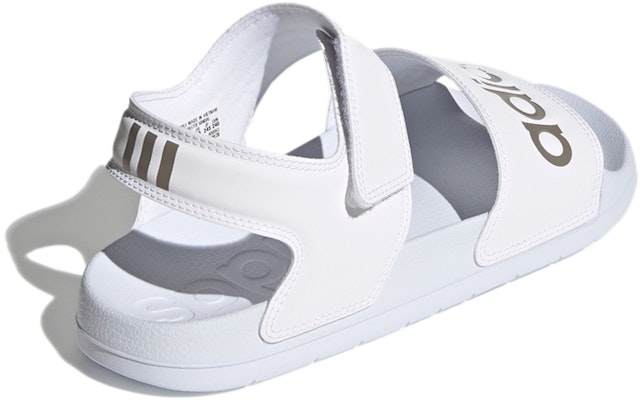 (Women) adidas Adilette Sandal 'White Champagne Metallic' H03266 Shop (Women) adidas Adilette Sandal 'White Champagne Metallic' H03266