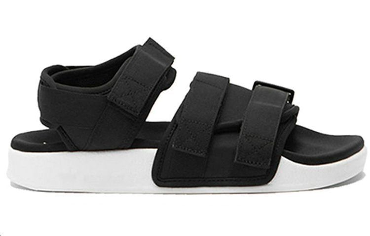 Order (W) 阿迪达斯Adilette沙滩运动凉鞋“黑白配色”白色款 S75382