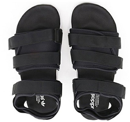 (Women) adidas Adilette Sandal Beach Sports White Sandals 'Black White' S75382 Shop (Women) adidas Adilette Sandal Beach Sports White Sandals 'Black White' S75382