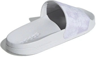 Shop adidas Adilette淋浴女款 紫灰色