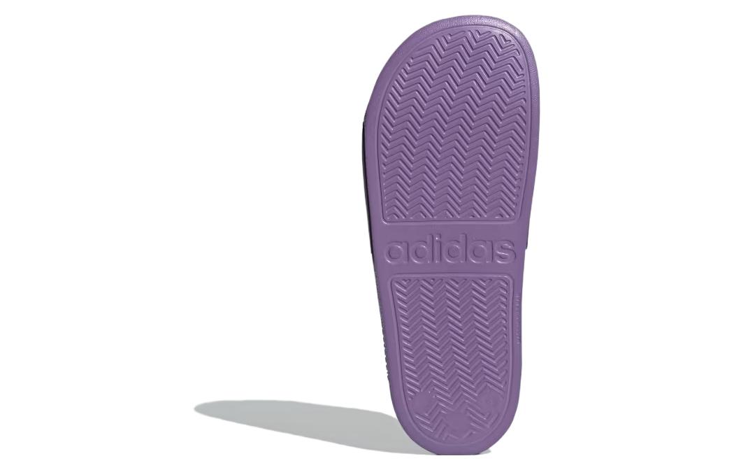 Shop (W) 阿迪达斯 Adilette 洗浴拖鞋‘50周年 - 暗影紫’ IG2911