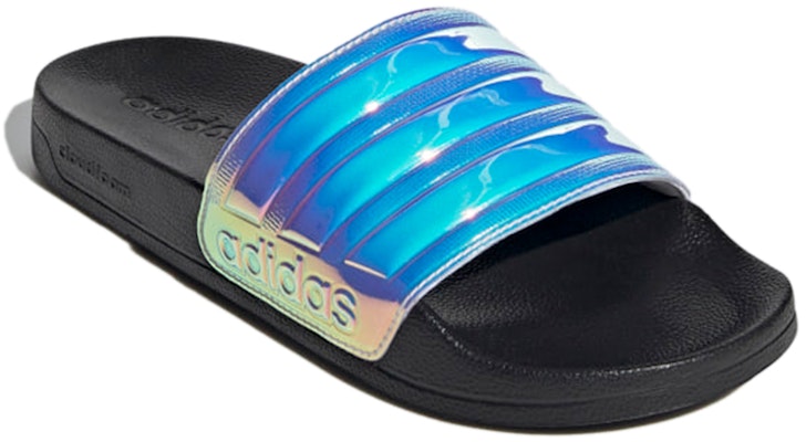 (Women) adidas Adilette Shower Slides For Laser Slippers Multi-color 'Black' FY8178 Lookbook (Women) adidas Adilette Shower Slides For Laser Slippers Multi-color 'Black' FY8178