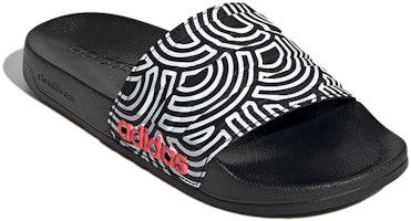 adidas Adilette Shower 舒適防滑運動拖鞋 女款 黑白 Lookbook adidas Adilette Shower 舒適防滑運動拖鞋 女款 黑白