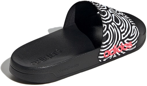 (W) adidas Adilette Shower Selipar Hitam/Putih FX1200 Shop (W) adidas Adilette Shower Selipar Hitam/Putih FX1200