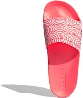 (W) adidas Adilette Slide Sandal Pink/Putih FX1199 Purchase (W) adidas Adilette Slide Sandal Pink/Putih FX1199