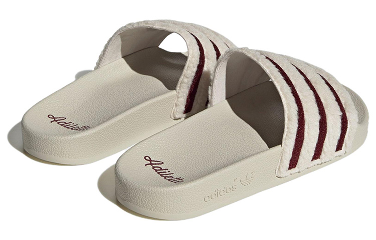 Shop (W) adidas Adilette Slide ''Alluminio Rosso Ombra'' IE2014
