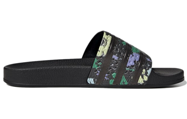 Order (W) アディレッタ スライド "ブラックフローラル" H00141