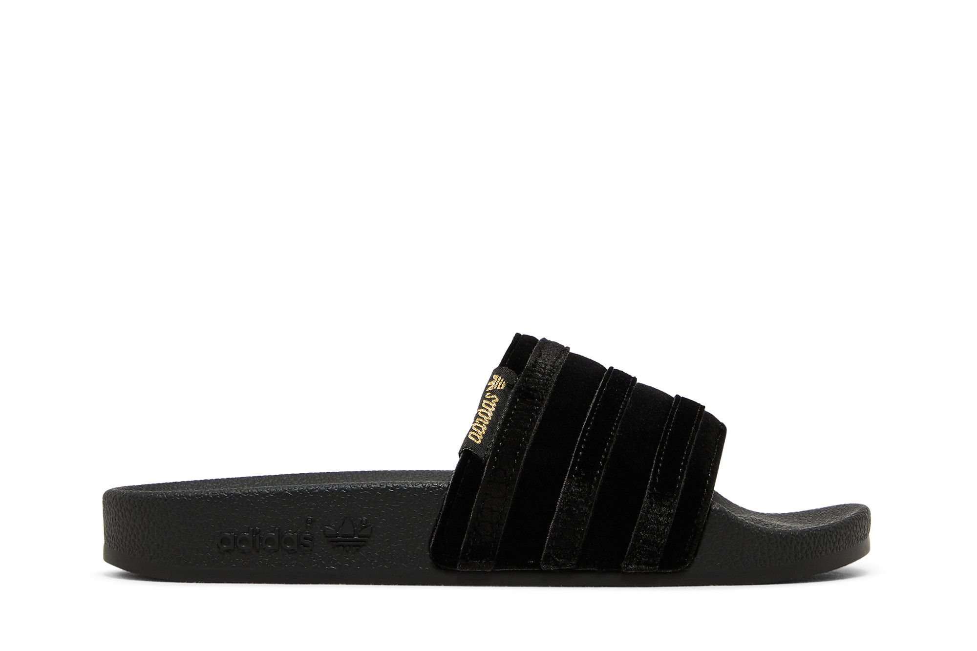Buy (W) adidas Adilette Slide 'Negro Oro Metálico' GZ6146