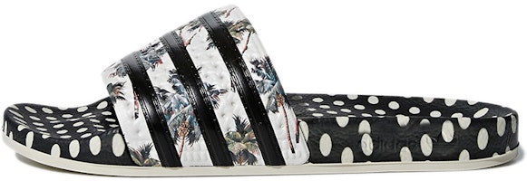 (Women) adidas Adilette Slide 'Black White Silver' CM8224 (Women) adidas Adilette Slide 'Black White Silver' CM8224