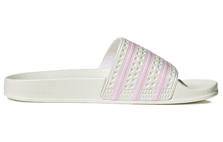 (W) adidas Adilette Slide 'Off White Clear Pink' 圖 2