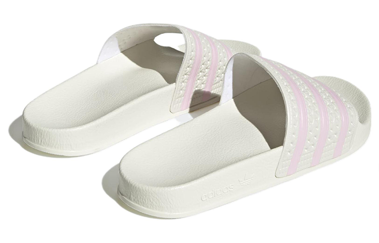 (W) adidas Adilette Slide 'Off White Clear Pink' 圖 4