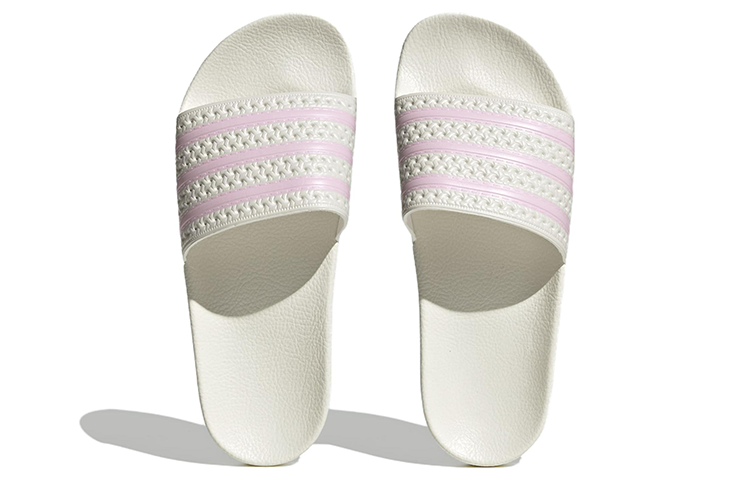 (W) adidas Adilette Slide 'Off White Clear Pink' 圖 5