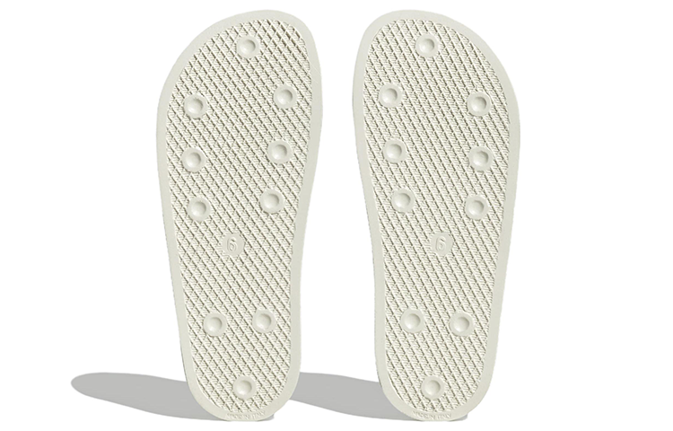 (W) adidas Adilette Slide 'Off White Clear Pink' 圖 6