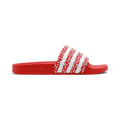 (W) adidas Adilette Slide 'Polka - Vivid Red'