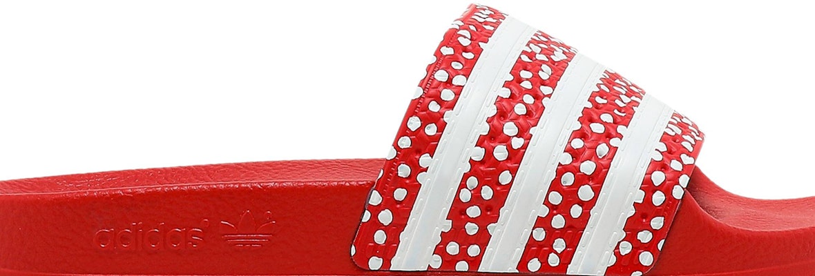 (Women) adidas Adilette Slide 'Polka - Vivid Red' FX5921 Order (Women) adidas Adilette Slide 'Polka - Vivid Red' FX5921