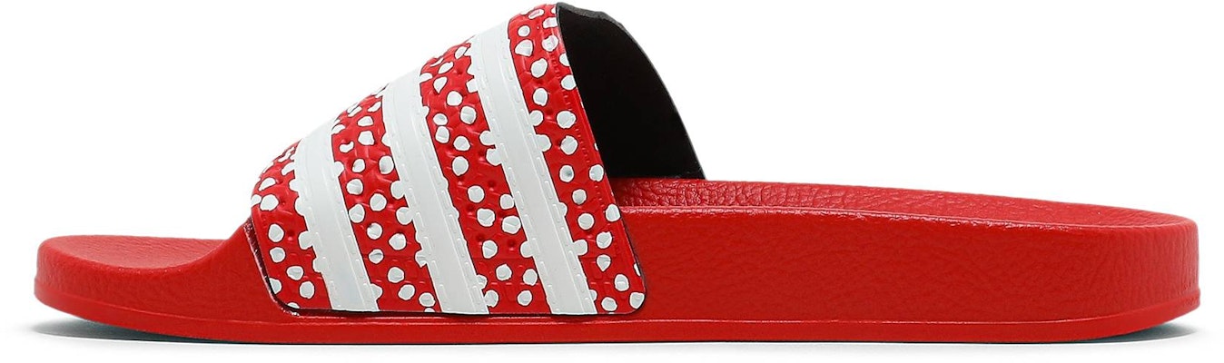 (Women) adidas Adilette Slide 'Polka - Vivid Red' FX5921 Lookbook (Women) adidas Adilette Slide 'Polka - Vivid Red' FX5921