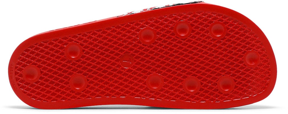 (Women) adidas Adilette Slide 'Polka - Vivid Red' FX5921 Shop (Women) adidas Adilette Slide 'Polka - Vivid Red' FX5921