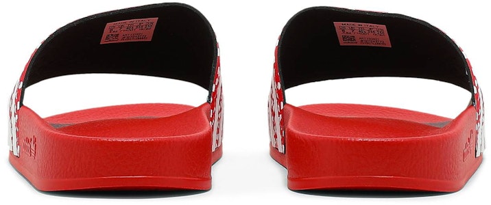 (W) adidas Adilette Slide 'Polka - Merah Menyala' FX5921 Details for (W) adidas Adilette Slide 'Polka - Merah Menyala' FX5921