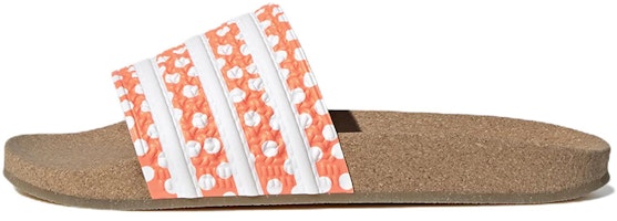 (Women) adidas Adilette Slide 'Polka Dot - Beam Orange Gum' GX9482 (Women) adidas Adilette Slide 'Polka Dot - Beam Orange Gum' GX9482