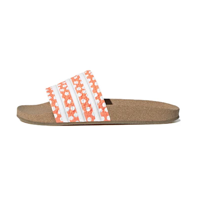 (W) adidas Adilette Slide 'Polka Dot - Beam Orange Gum'