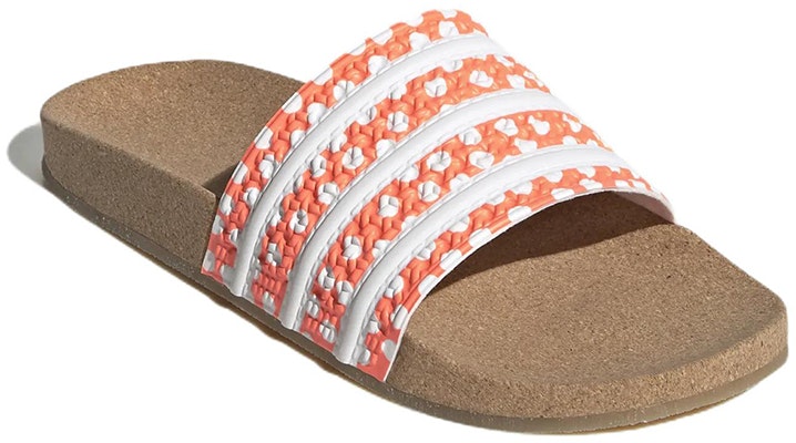 (W) adidas Adilette Slide 'Lunares - Naranja Beam Gum' GX9482 Lookbook (W) adidas Adilette Slide 'Lunares - Naranja Beam Gum' GX9482