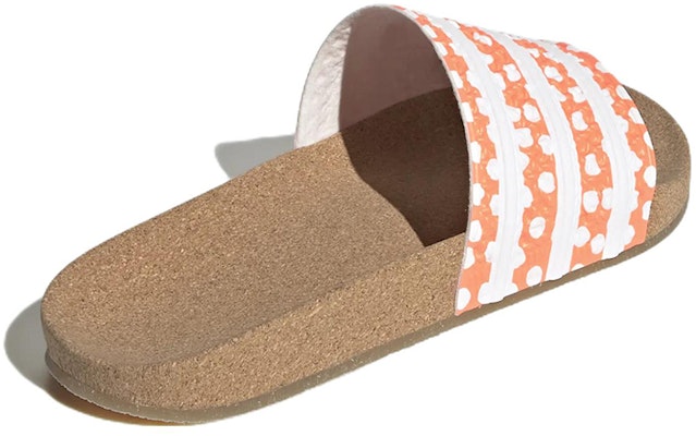 (W) adidas Adilette Slide 'Lunares - Naranja Beam Gum' GX9482 Shop (W) adidas Adilette Slide 'Lunares - Naranja Beam Gum' GX9482