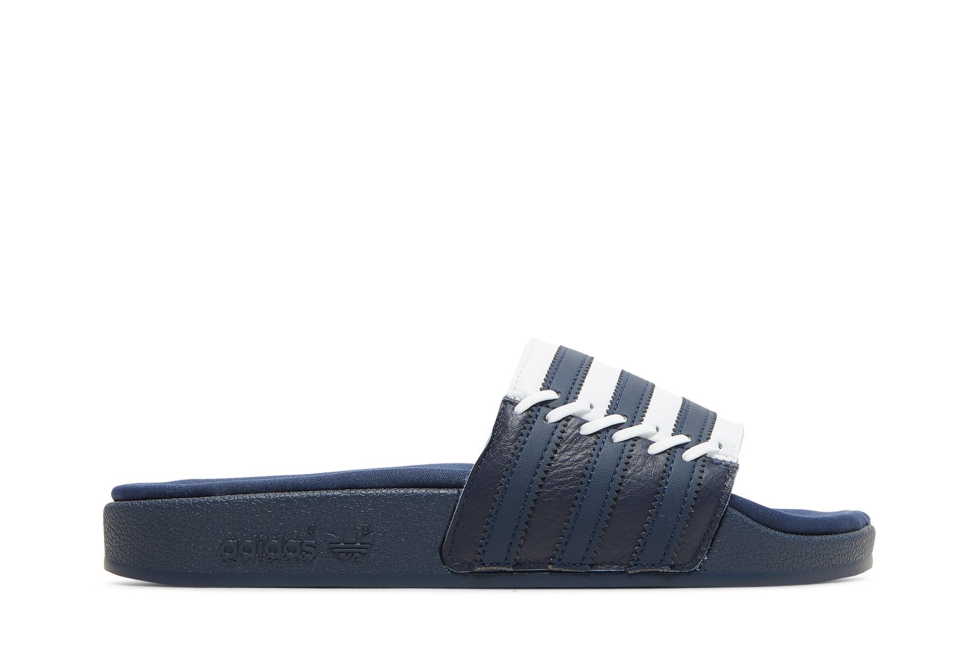 (Women) adidas Adilette Slide 'Stitched - Collegiate Navy' GY1006