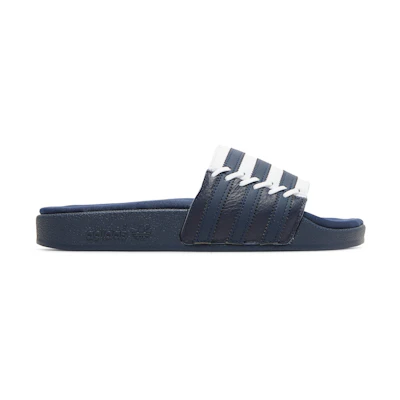 (W) adidas Adilette Slide 'Stitched - Collegiate Navy'